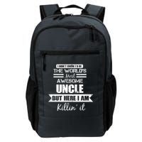 World's Most Awesome Uncle Backpack