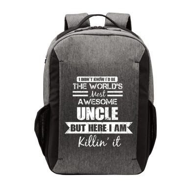 World's Most Awesome Uncle Vector Backpack