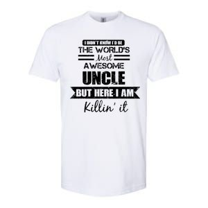 World's Most Awesome Uncle Softstyle CVC T-Shirt