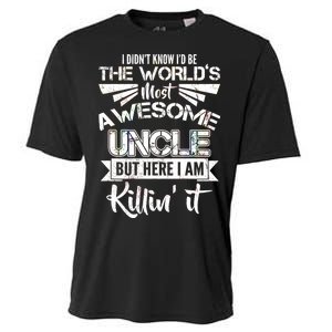 World's Most Awesome Uncle Killing It Cooling Performance Crew T-Shirt