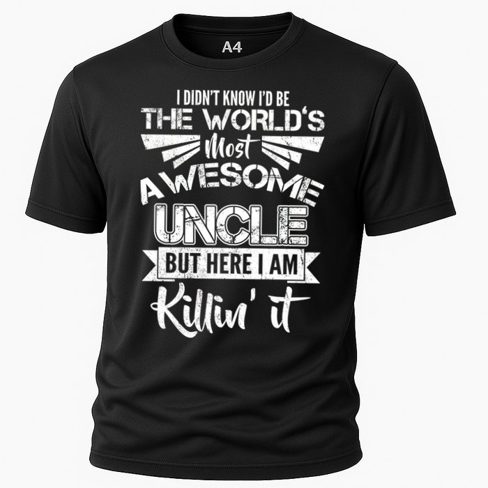 World's Most Awesome Uncle Killing It Cooling Performance Crew T-Shirt