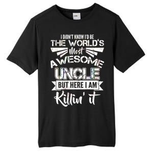 World's Most Awesome Uncle Killing It Tall Fusion ChromaSoft Performance T-Shirt