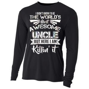 World's Most Awesome Uncle Killing It Cooling Performance Long Sleeve Crew