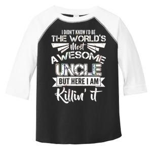 World's Most Awesome Uncle Killing It Toddler Fine Jersey T-Shirt