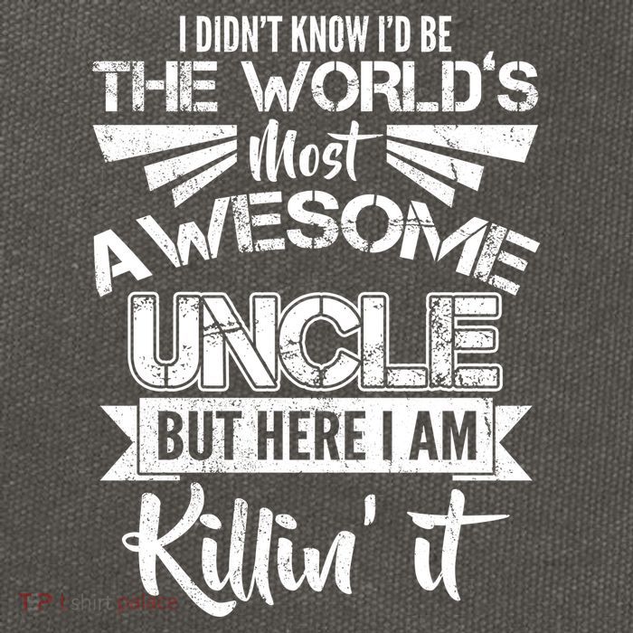 World's Most Awesome Uncle Killing It Cotton Canvas Backpack