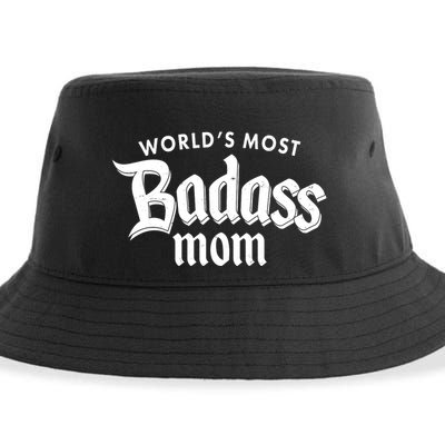 World's Most Badass Mom Sustainable Bucket Hat