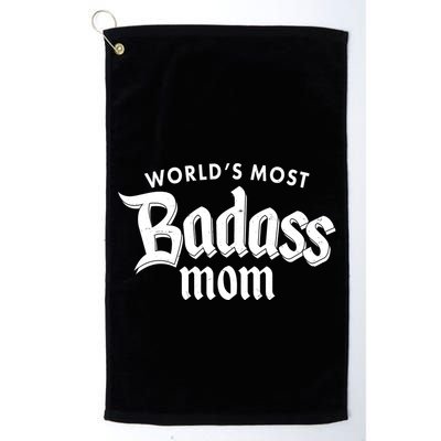 World's Most Badass Mom Golf Towel