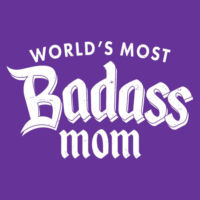 World's Most Badass Mom Cooling Performance Crew T-Shirt
