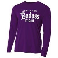 World's Most Badass Mom Cooling Performance Long Sleeve Crew