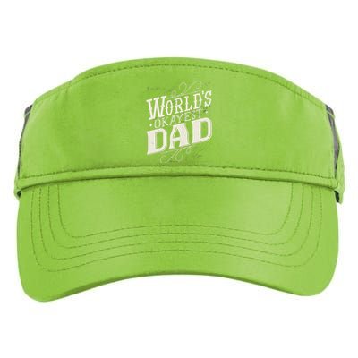 World's Okayest Dad Adult Drive Performance Visor