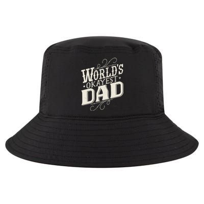 World's Okayest Dad Cool Comfort Performance Bucket Hat