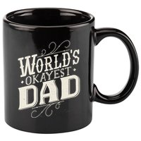 World's Okayest Dad 11oz C Handle Ceramic Mug