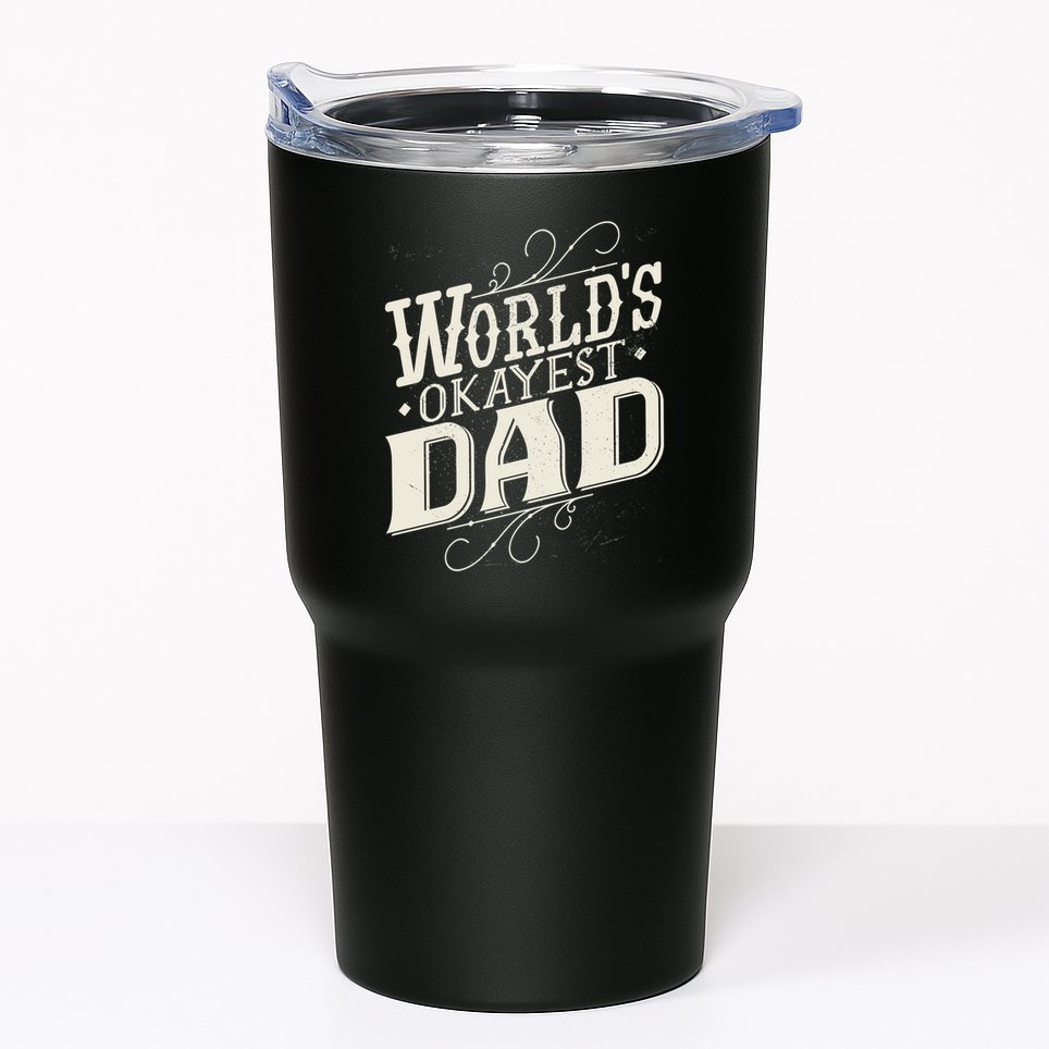 World's Okayest Dad Tumbler
