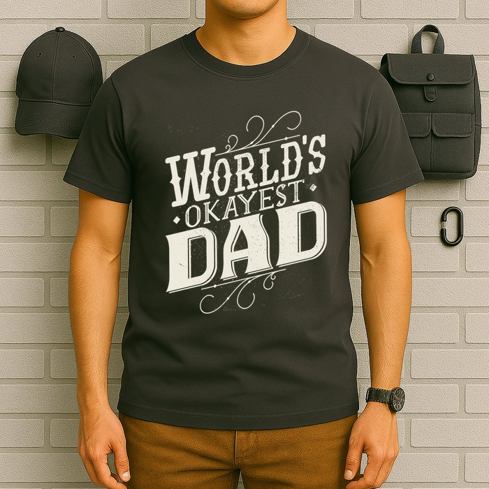 World's Okayest Dad T-Shirt