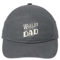 World's Okayest Dad 7-Panel Snapback Hat