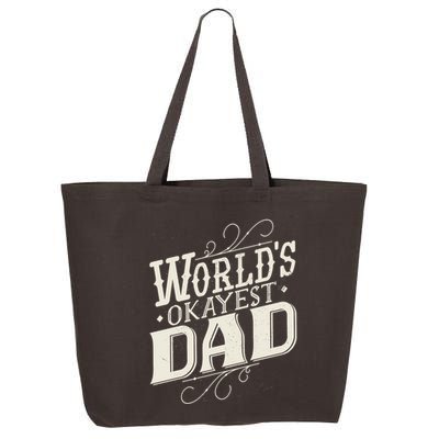 World's Okayest Dad 25L Jumbo Tote