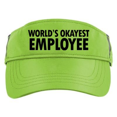 World's Okayest Employee Adult Drive Performance Visor