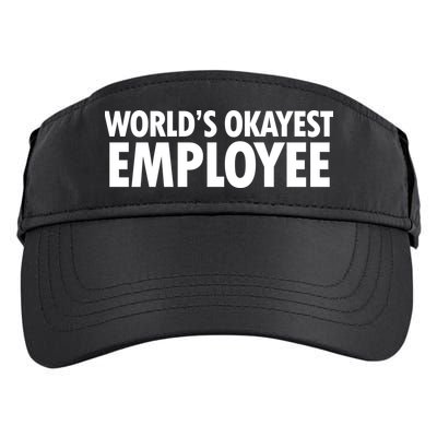 World's Okayest Employee Adult Drive Performance Visor