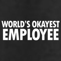 World's Okayest Employee Adult Drive Performance Visor