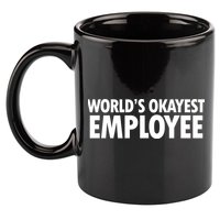World's Okayest Employee 11oz C Handle Ceramic Mug