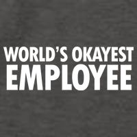 World's Okayest Employee Vector Backpack