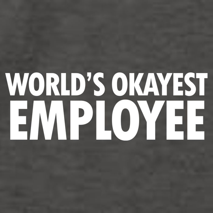 World's Okayest Employee Vector Backpack