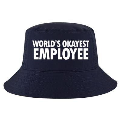 World's Okayest Employee Cool Comfort Performance Bucket Hat