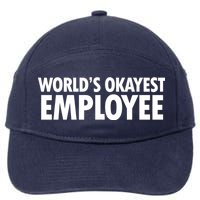 World's Okayest Employee 7-Panel Snapback Hat