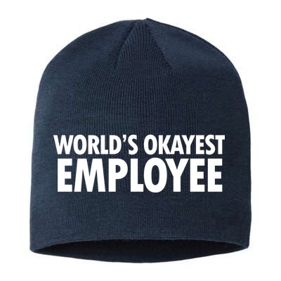 World's Okayest Employee Sustainable Beanie