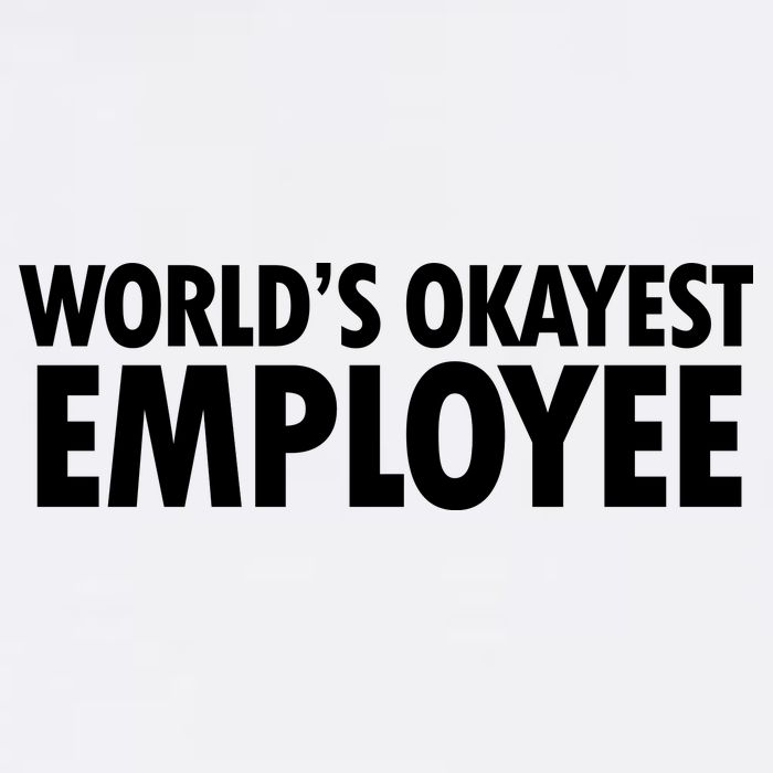 World's Okayest Employee Stainless Steel Travel Mug