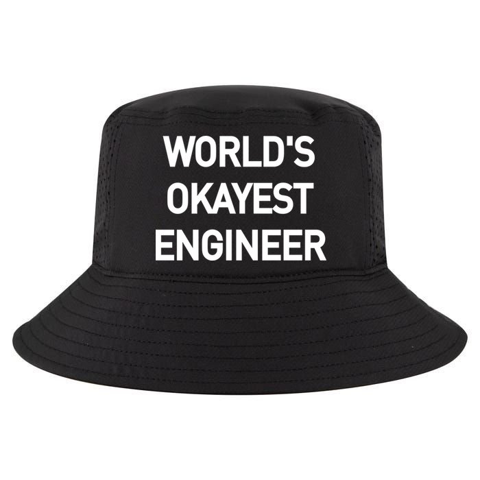 World's Okayest Engineer Cool Comfort Performance Bucket Hat