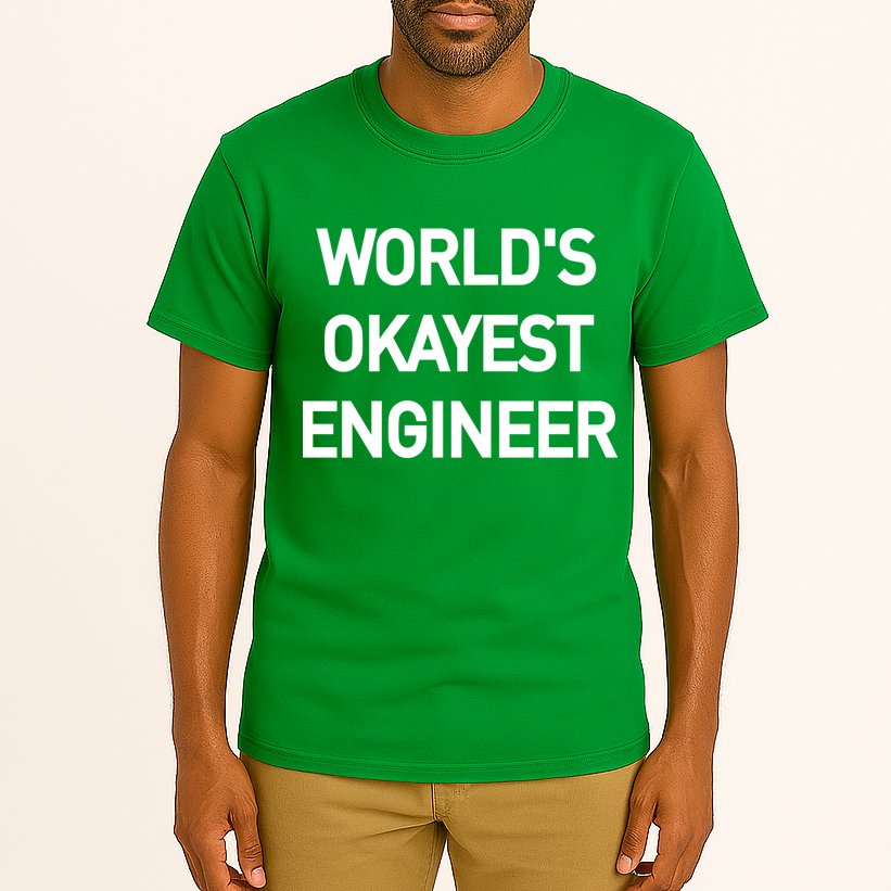 World's Okayest Engineer Tall T-Shirt