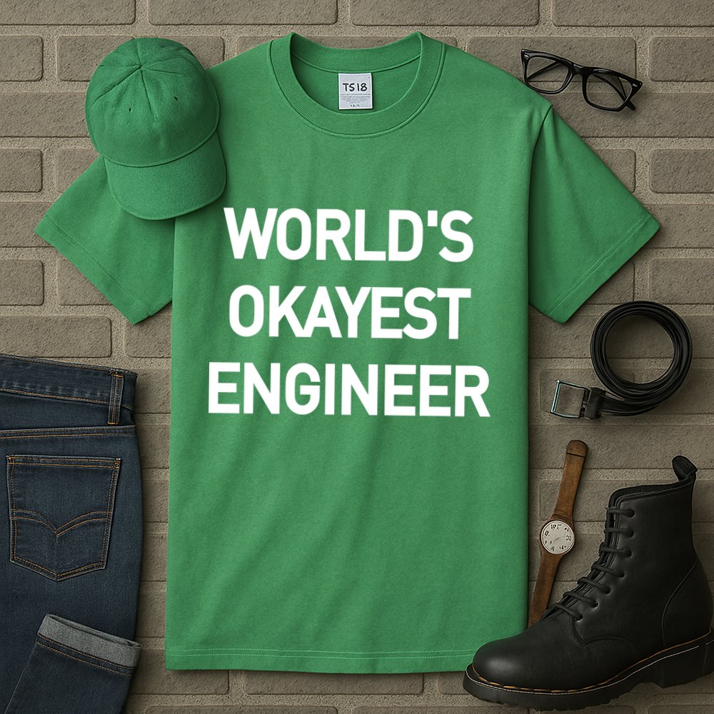 World's Okayest Engineer Tall T-Shirt