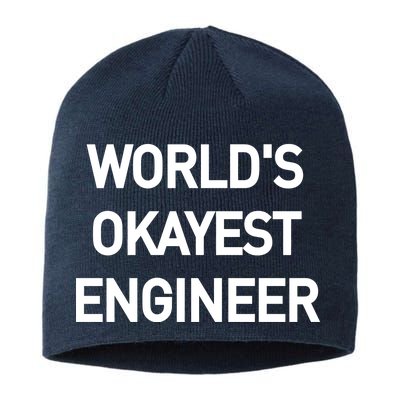 World's Okayest Engineer Sustainable Beanie