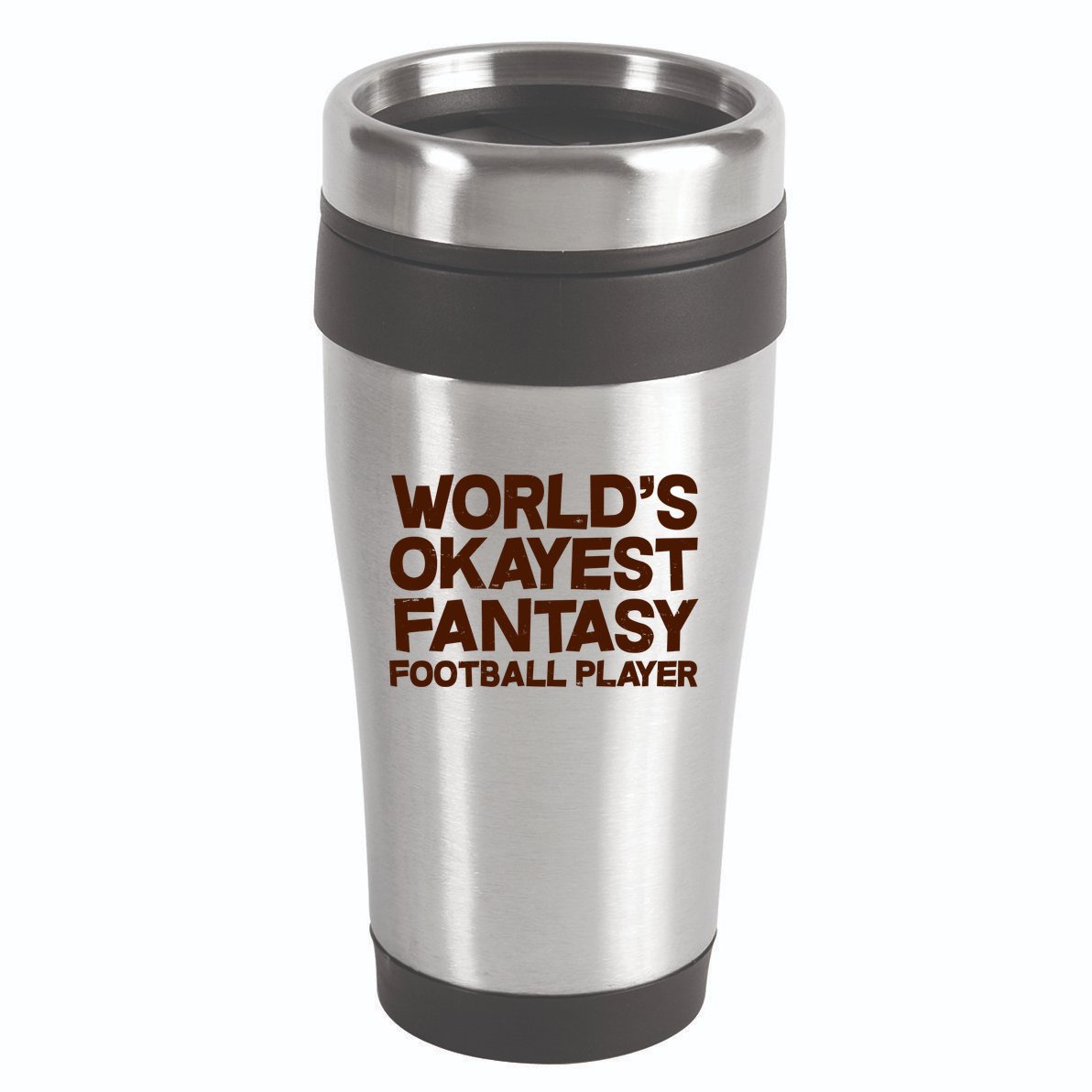 World's Okayest Fantasy Football Player 16oz Travel Tumbler
