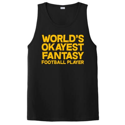 World's Okayest Fantasy Football Player PosiCharge Competitor Tank