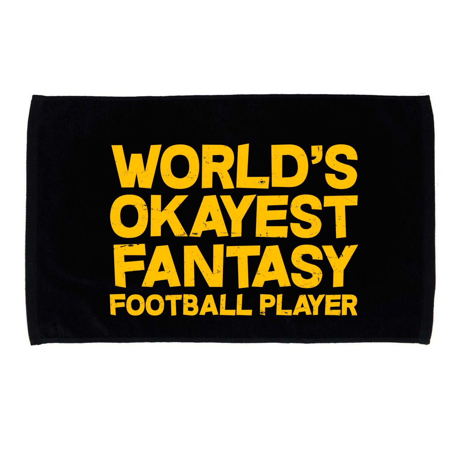 World's Okayest Fantasy Football Player Microfiber Hand Towel