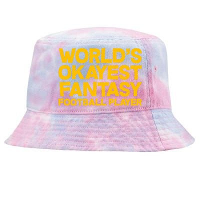 World's Okayest Fantasy Football Player Tie-Dyed Bucket Hat