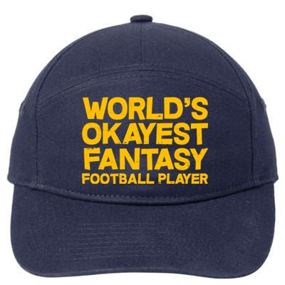 World's Okayest Fantasy Football Player 7-Panel Snapback Hat