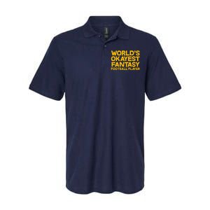 World's Okayest Fantasy Football Player Softstyle Adult Sport Polo