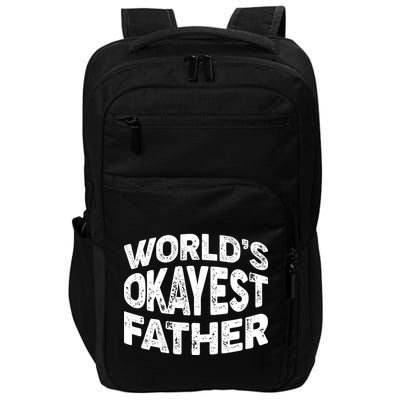 World's Okayest Father Impact Tech Backpack