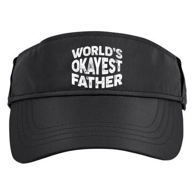 World's Okayest Father Adult Drive Performance Visor
