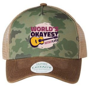 World's Okayest Guitar Player Legacy Tie Dye Trucker Hat