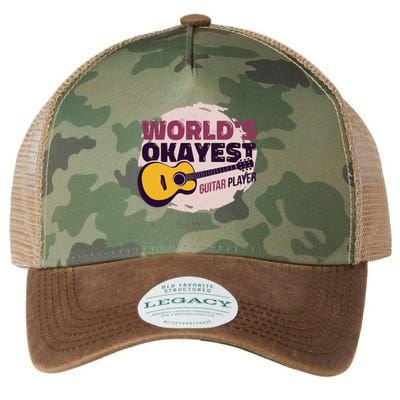 World's Okayest Guitar Player Legacy Tie Dye Trucker Hat