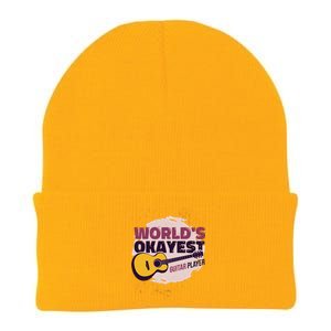 World's Okayest Guitar Player Knit Cap Winter Beanie