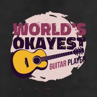 World's Okayest Guitar Player Adult Drive Performance Visor
