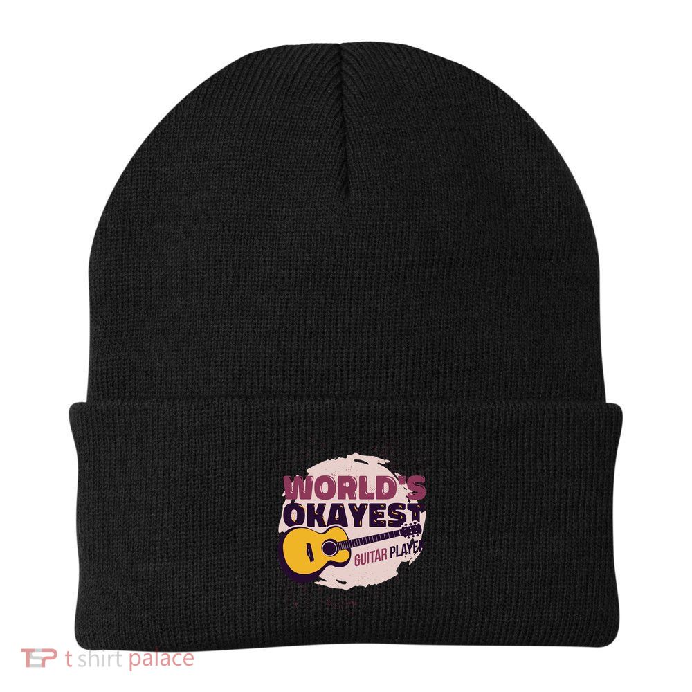 World's Okayest Guitar Player Beanie