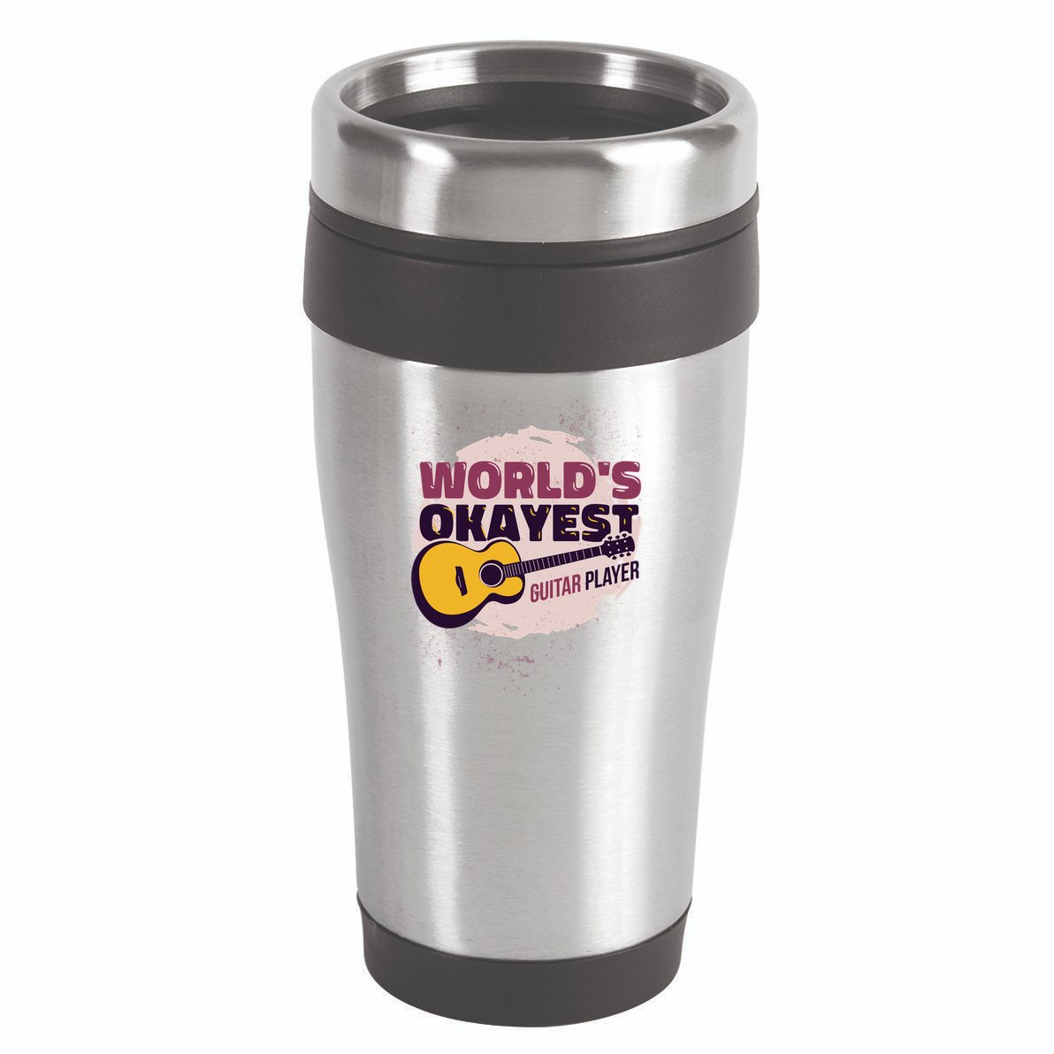 World's Okayest Guitar Player 16oz Travel Tumbler