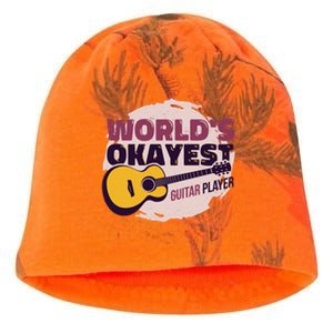 World's Okayest Guitar Player Kati - Camo Knit Beanie