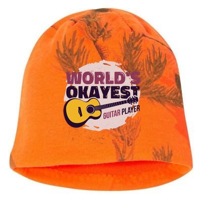 World's Okayest Guitar Player Kati - Camo Knit Beanie